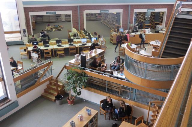 Although the library is often bustling with students, new plans are in the works for a complete remodel to include a cafe and brand new commons area.