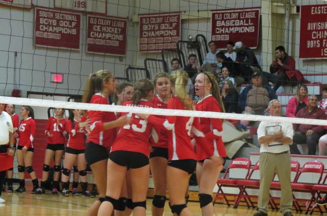 Congratulations to the Barnstable High School girls volleyball team! Thank you to the fan section for their support!