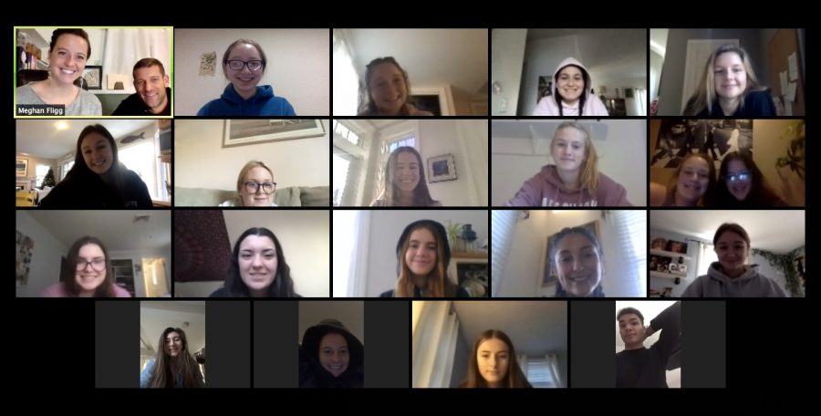 Many school clubs have resorted to virtual meetings in response to Covid restrictions.