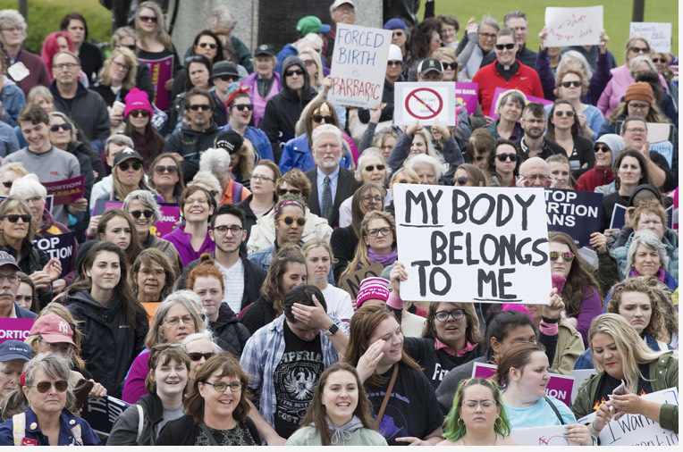 Thousands of women all over the country are protesting this controversial Texas law restricting abortion.