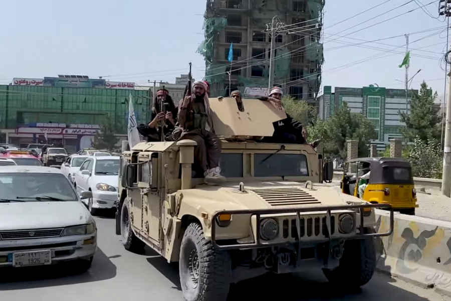 Taliban soldiers patrol the streets of Kabul once again as a result of the botched US withdrawal.