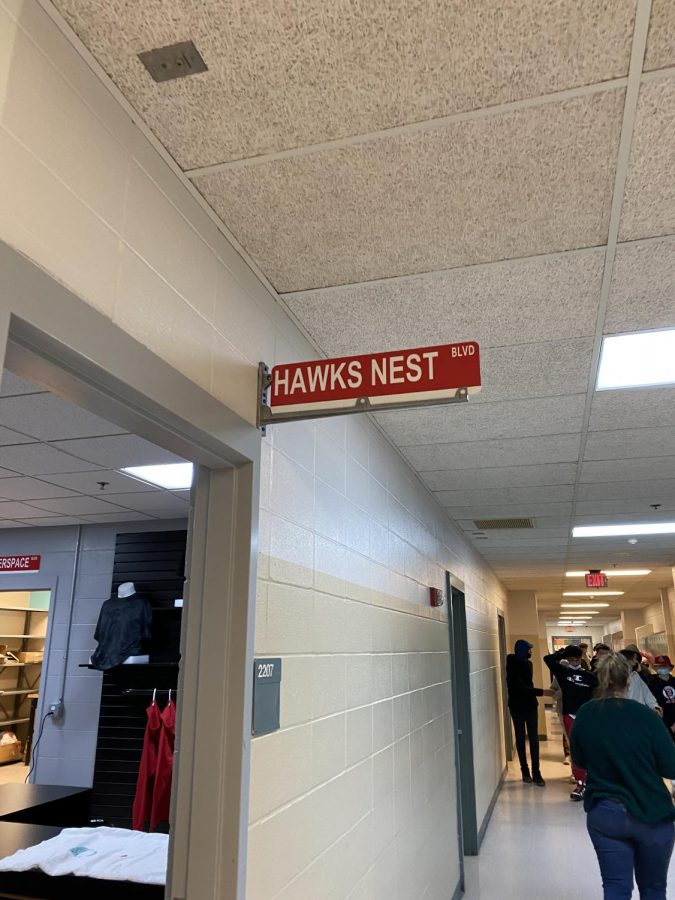 Room 2207 is where the Hawks Nest is located. 