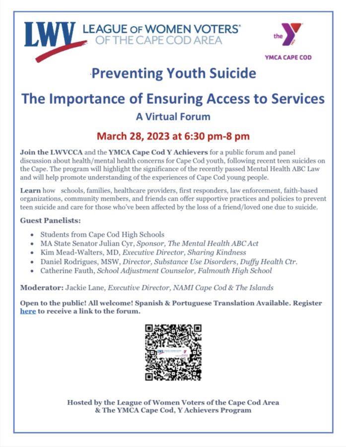 The flier for the teen suicide forum that is linked below. 