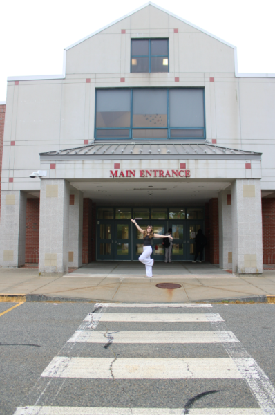 Abbey outside of the school