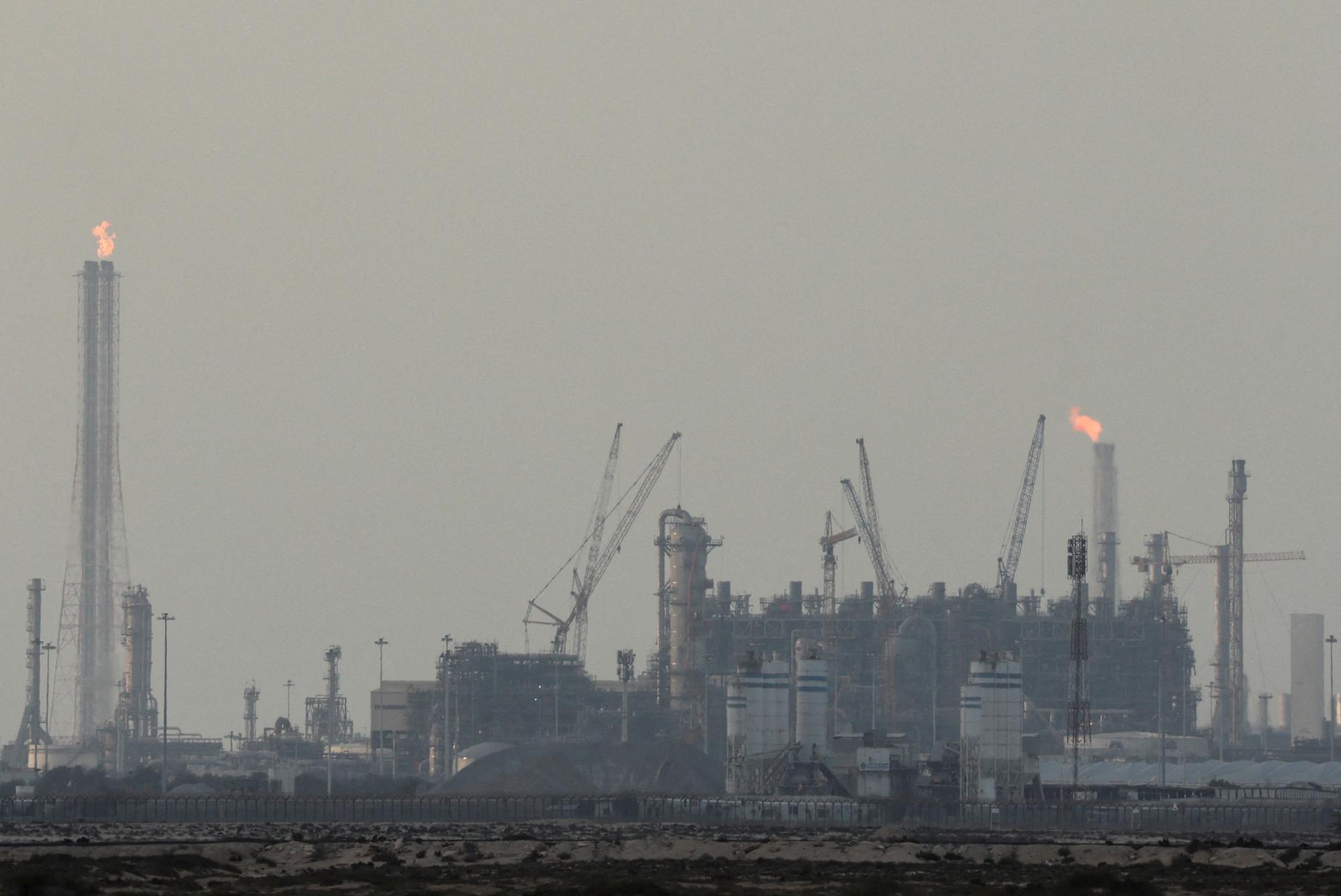 QatarEnergy's liquefied natural gas (LNG) production facilities, amid the U.S.-Israeli conflict with Iran, in Ras Laffan Industrial City, Qatar March 2, 2026. REUTERS/Stringer